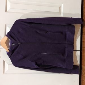 Purple under armour storm full zip fleece hoodie